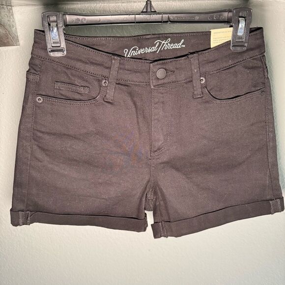 Universal Thread Women's Dark Jean Shorts - Picture 7 of 8